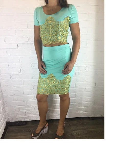 Женский костюм двойка юбка с футболкой Стрекоза мятный, Женский костюм двойка юбка с футболкой Стрекоза мятный S 
Женский костюм двойка юбка с футболкой Стрекоза мятный, Женский костюм двойка юбка с футболкой Стрекоза мятный S