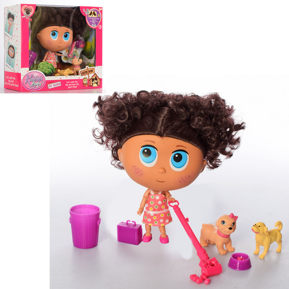 Кукла пупс Любительница животных S+S Toys, Набор кукла, собачки и аксессуары Kaibibi Baby, 18 см
Кукла пупс Любительница животных S+S Toys, Набор кукла, собачки и аксессуары Kaibibi Baby, 18 см