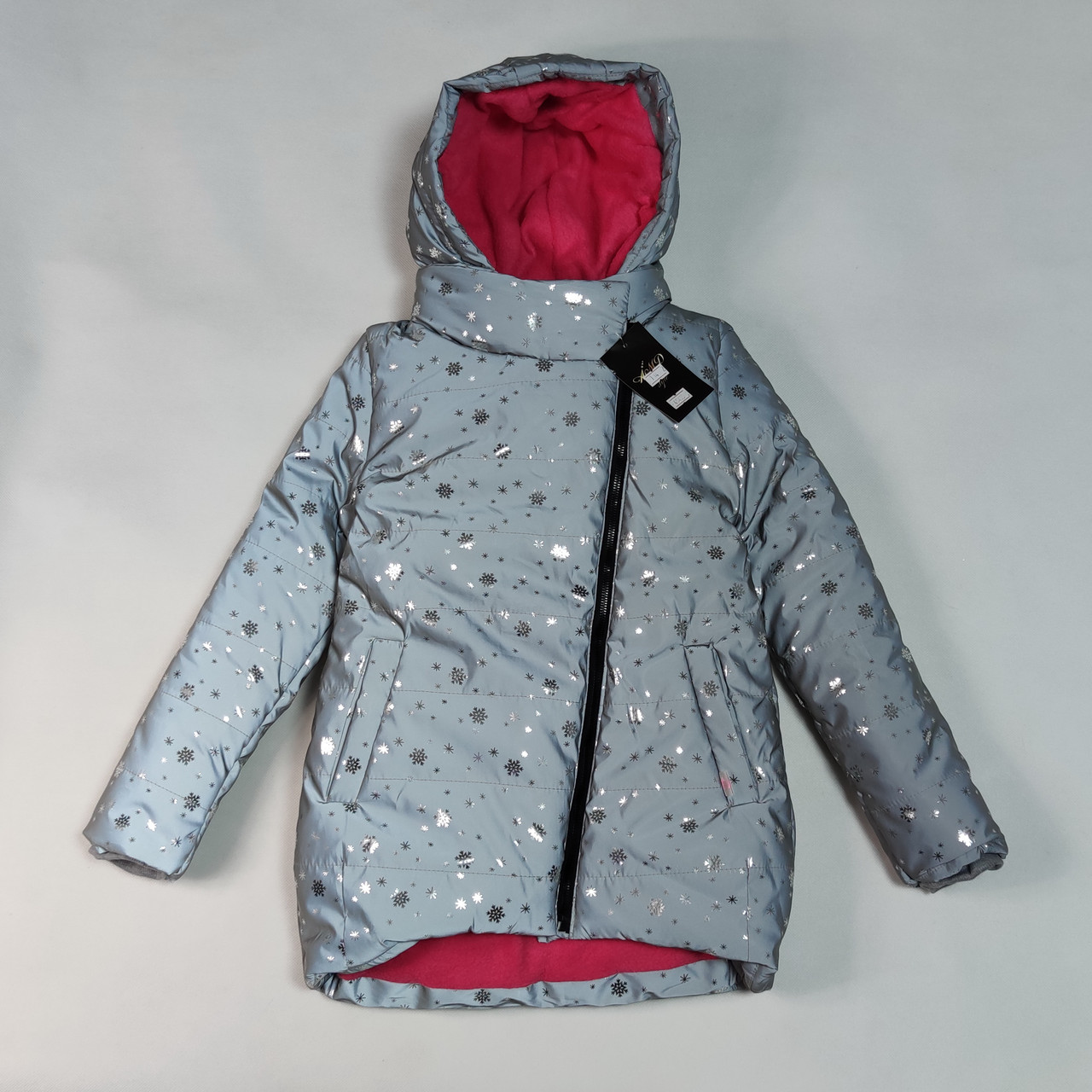 Зимняя куртка Fashion 110 рефлективная светоотражающая Серая снежинки (4317-110)
Зимняя куртка Fashion 110 рефлективная светоотражающая Серая снежинки (4317-110)