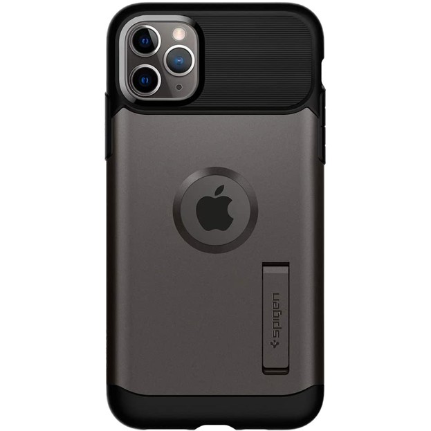 Противоударный чехол бампер Spigen Slim Armor Apple Iphone 11 Pro Max 6.5" Gunmetal
Противоударный чехол бампер Spigen Slim Armor Apple Iphone 11 Pro Max 6.5" Gunmetal
