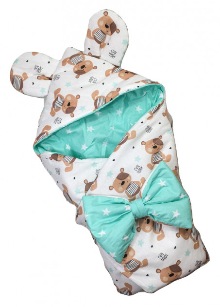 Демисезонный плюшевый конверт BabyKolo. Белый с мишками/бирюзовый со звездами 75 х 75 см (ro5215)
Демисезонный плюшевый конверт BabyKolo. Белый с мишками/бирюзовый со звездами 75 х 75 см (ro5215)