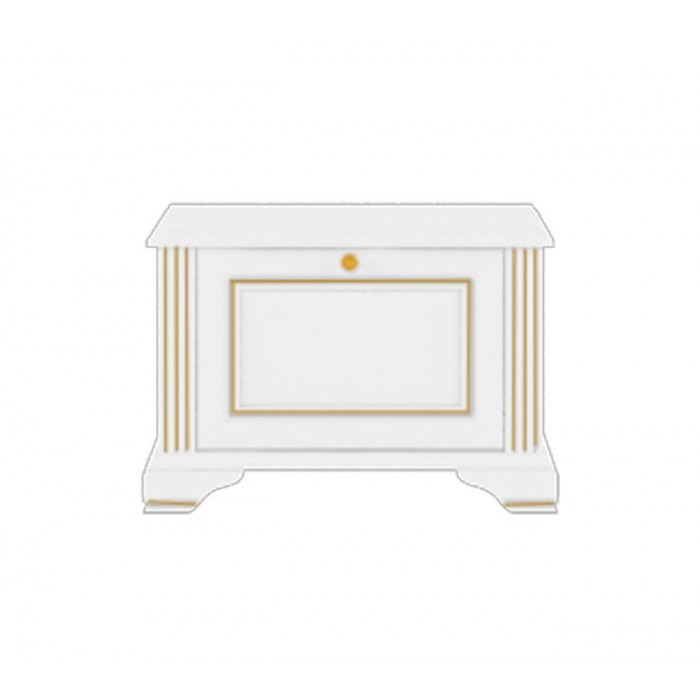 Тумба для обуви в прихожую из ДСП и МДФ 1D Вайт Gerbor сосна золотая 
Тумба для обуви в прихожую из ДСП и МДФ 1D Вайт Gerbor сосна золотая