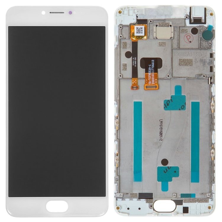 Дисплей для Meizu M3 Note, білий, із сенсорним екраном, з рамкою, Original, M681H/M681Q/M681C
Дисплей для Meizu M3 Note, білий, із сенсорним екраном, з рамкою, Original, M681H/M681Q/M681C
