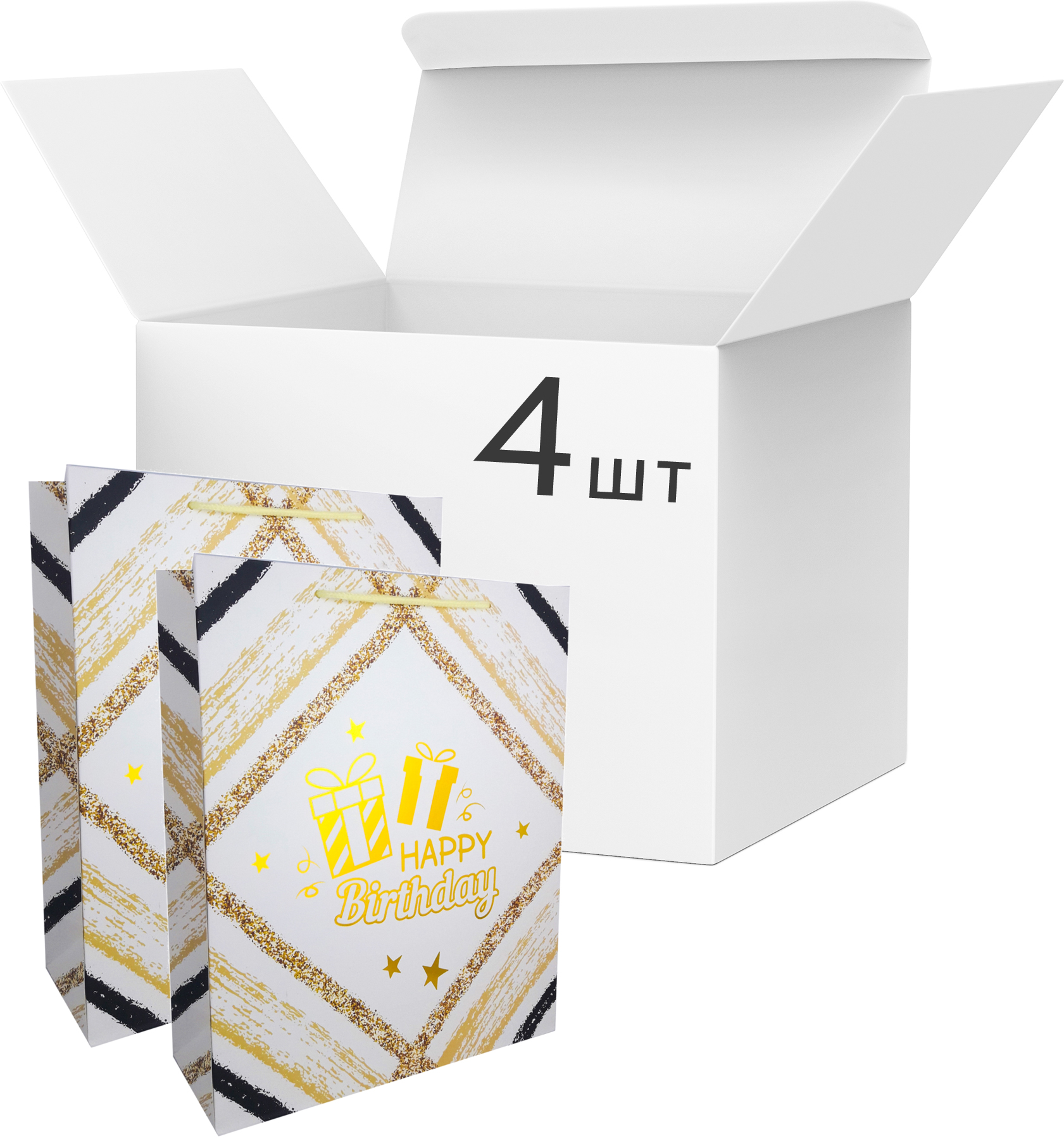 Набор пакетов подарочных Angel Gifts 310х400х120 мм Черный 4 шт (Я46078_AG91406_4)
Набор пакетов подарочных Angel Gifts 310х400х120 мм Черный 4 шт (Я46078_AG91406_4)