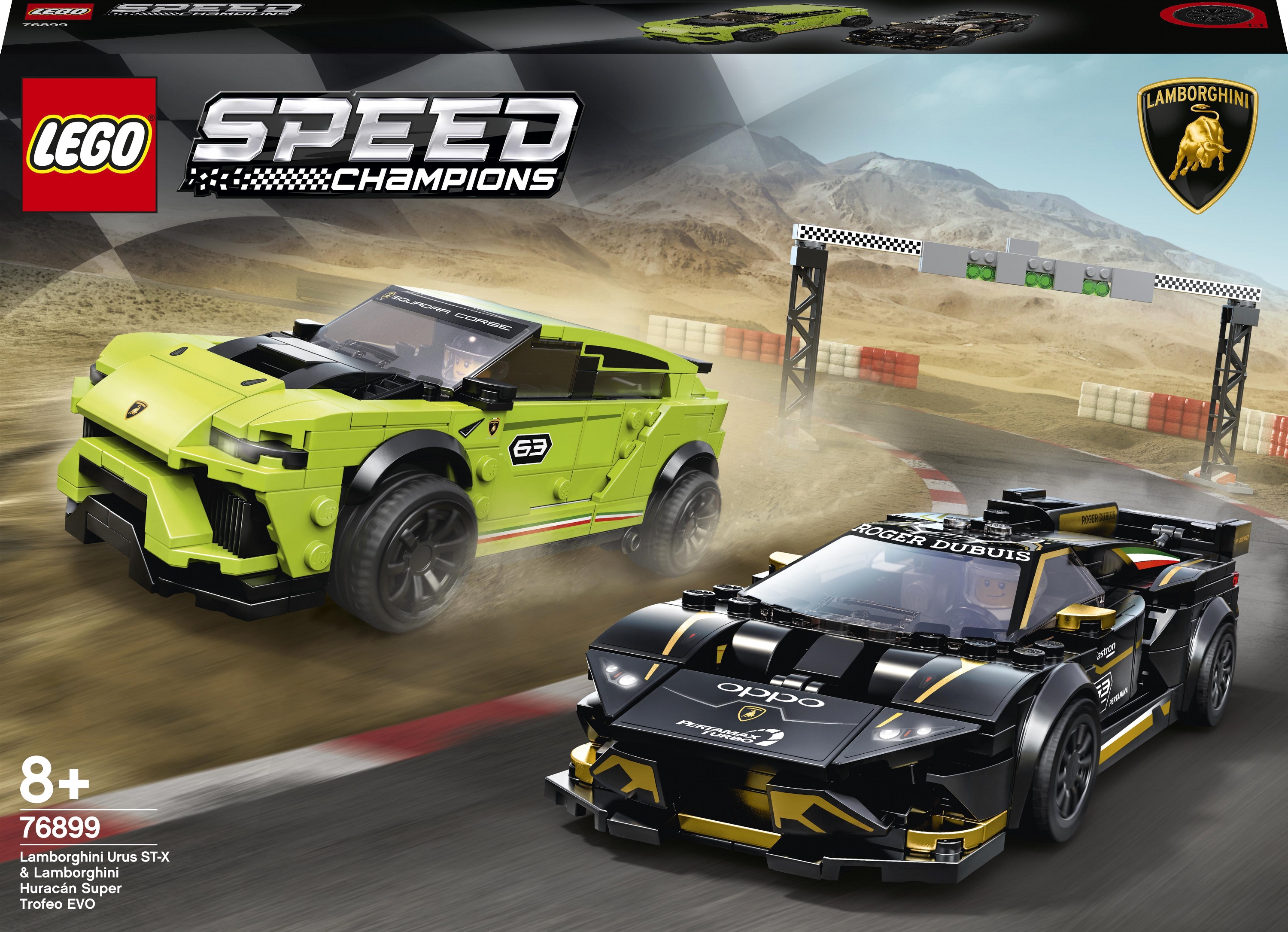 Конструктор LEGO Speed Champions Lamborghini Urus ST-X & Lamborghini Huracán Super Trofeo EVO 663 детали (76899)
Конструктор LEGO Speed Champions Lamborghini Urus ST-X & Lamborghini Huracán Super Trofeo EVO 663 детали (76899)