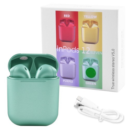 Беспроводные bluetooth-наушники inPods 12 eleven pro V5.0 с кейсом, metallic asparagus
Беспроводные bluetooth-наушники inPods 12 eleven pro V5.0 с кейсом, metallic asparagus