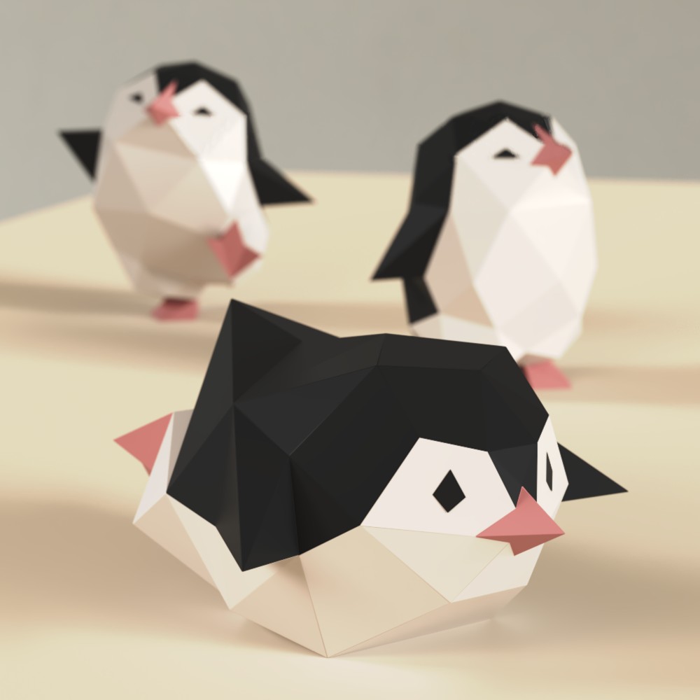 Паперкрафт модель Веселые пингвины Наборы для создания 3д фигур Оригами Papercraft
Паперкрафт модель Веселые пингвины Наборы для создания 3д фигур Оригами Papercraft