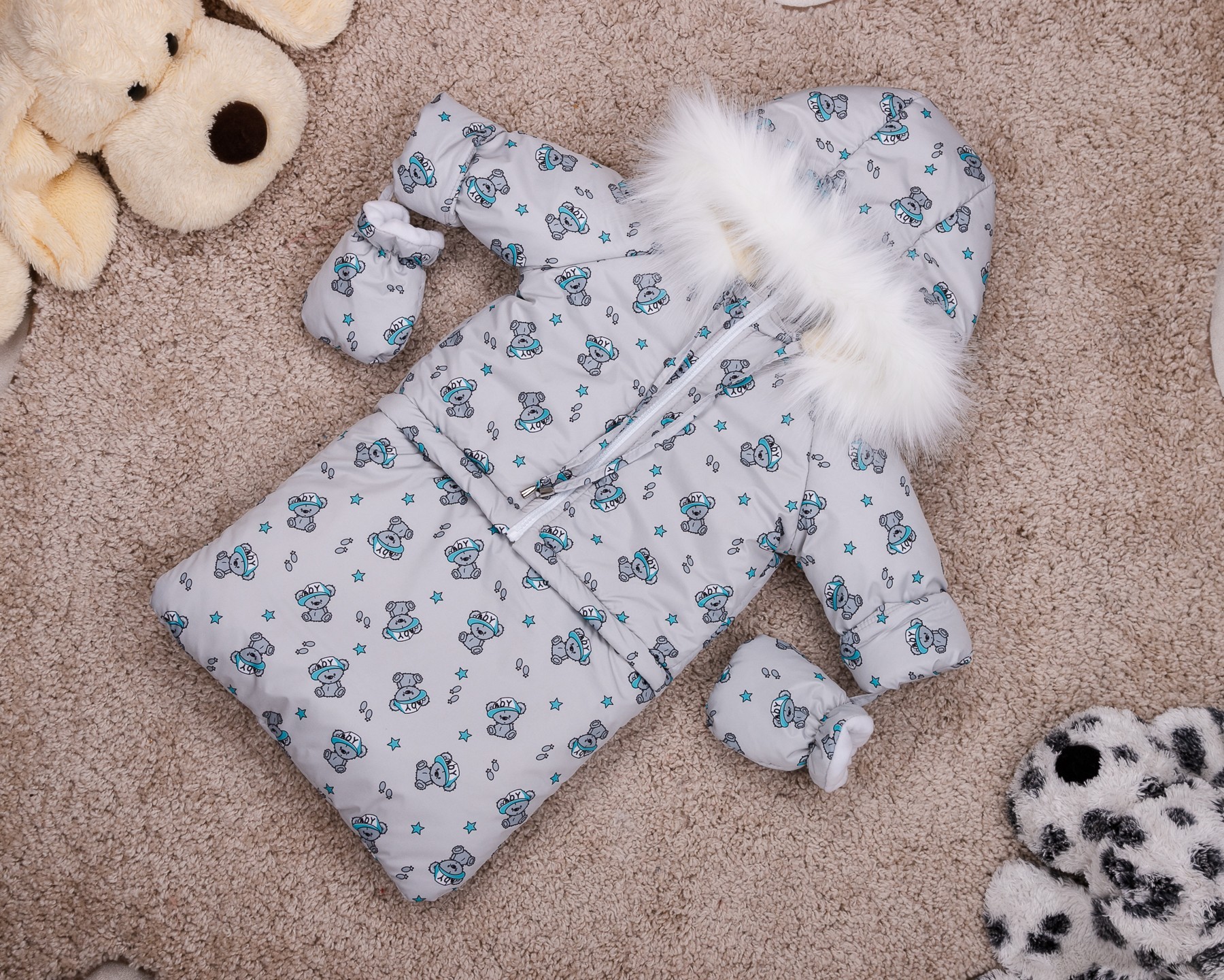 Детский зимний комбинезон Тройка Butikk-pnp голубой, мишки до 2 лет
Детский зимний комбинезон Тройка Butikk-pnp голубой, мишки до 2 лет