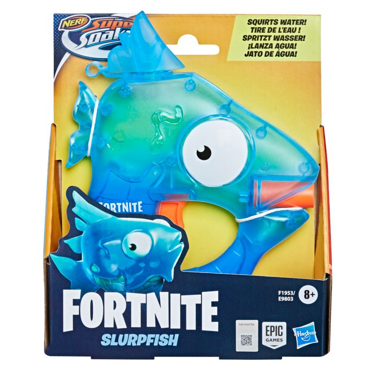 Бластер іграшковий водний,"Нерф Супер Сокер" Fortnite micro Slurpfish F1953 (5010993821532)
Бластер іграшковий водний,"Нерф Супер Сокер" Fortnite micro Slurpfish F1953 (5010993821532)