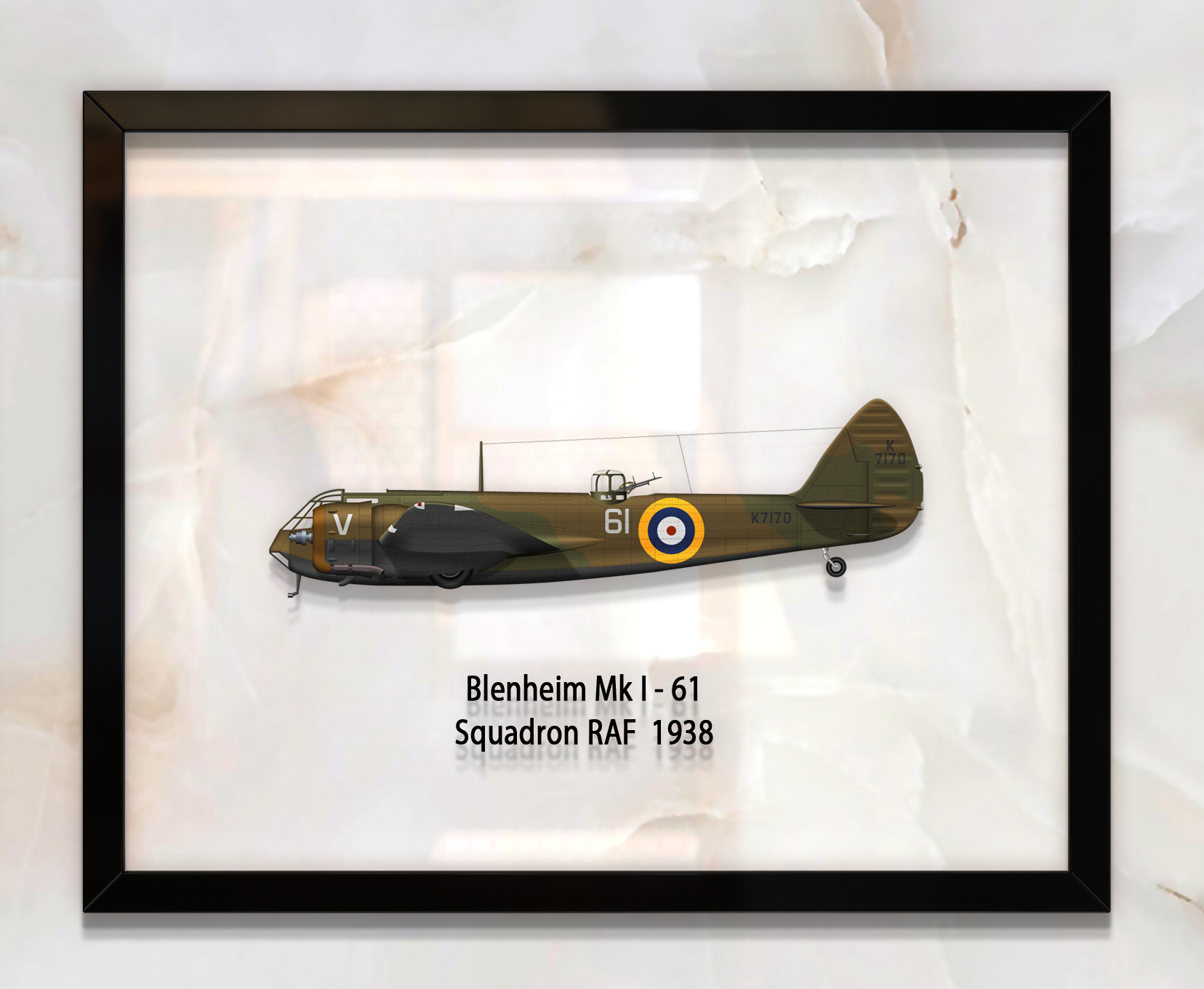 Принт на стекле Artel «Самолет RAF Bristol Blenheim Mk 1 61 Эскадрилья 1938 год» 36 x 28см
Принт на стекле Artel «Самолет RAF Bristol Blenheim Mk 1 61 Эскадрилья 1938 год» 36 x 28см