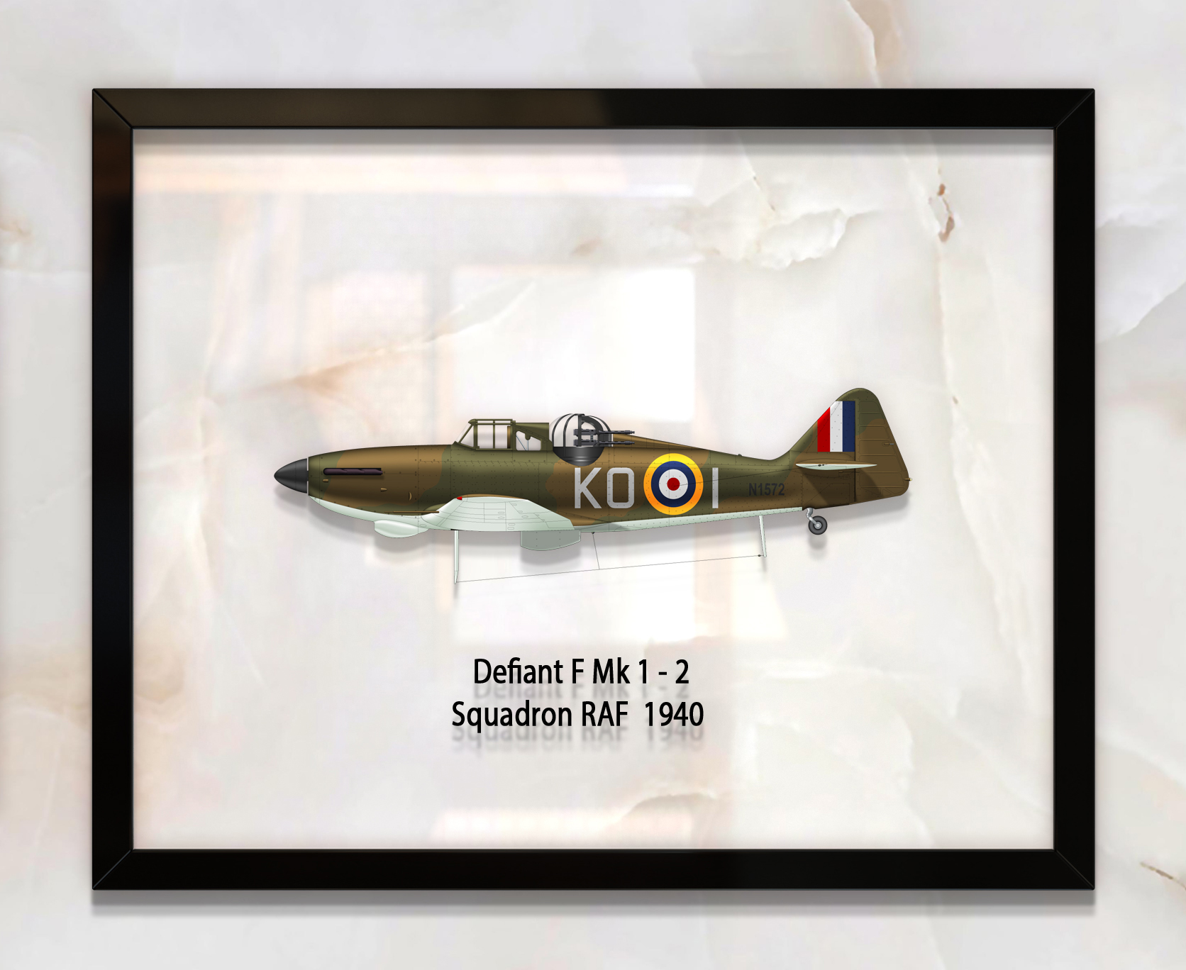 Принт на стекле Artel «Самолет Boulton Paul Defiant Mk 1 RAF 1940 год» 50 x 40см
Принт на стекле Artel «Самолет Boulton Paul Defiant Mk 1 RAF 1940 год» 50 x 40см