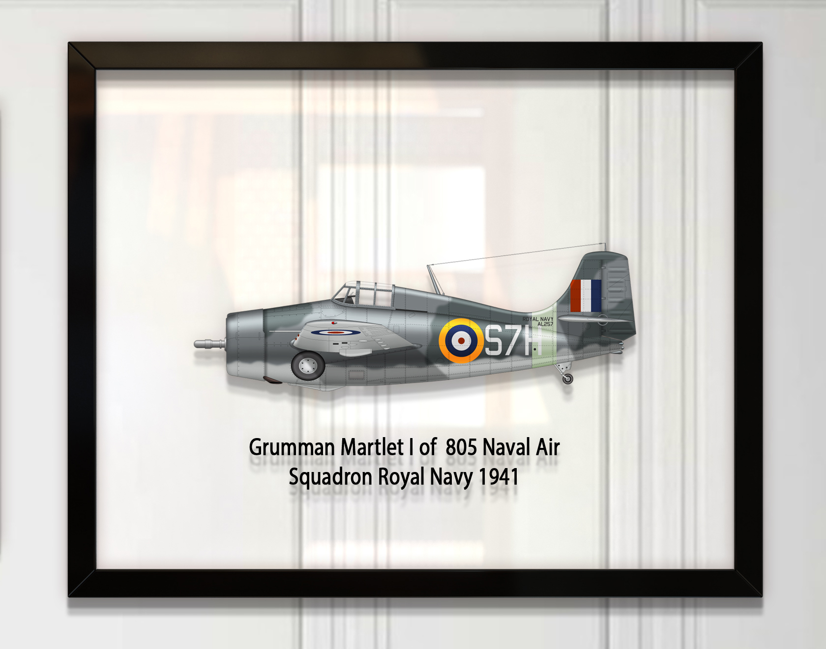 Принт на стекле Artel «Самолет Grumman Martlet 805 Морская Эскадрилья 1941 год» 46 x 36см
Принт на стекле Artel «Самолет Grumman Martlet 805 Морская Эскадрилья 1941 год» 46 x 36см