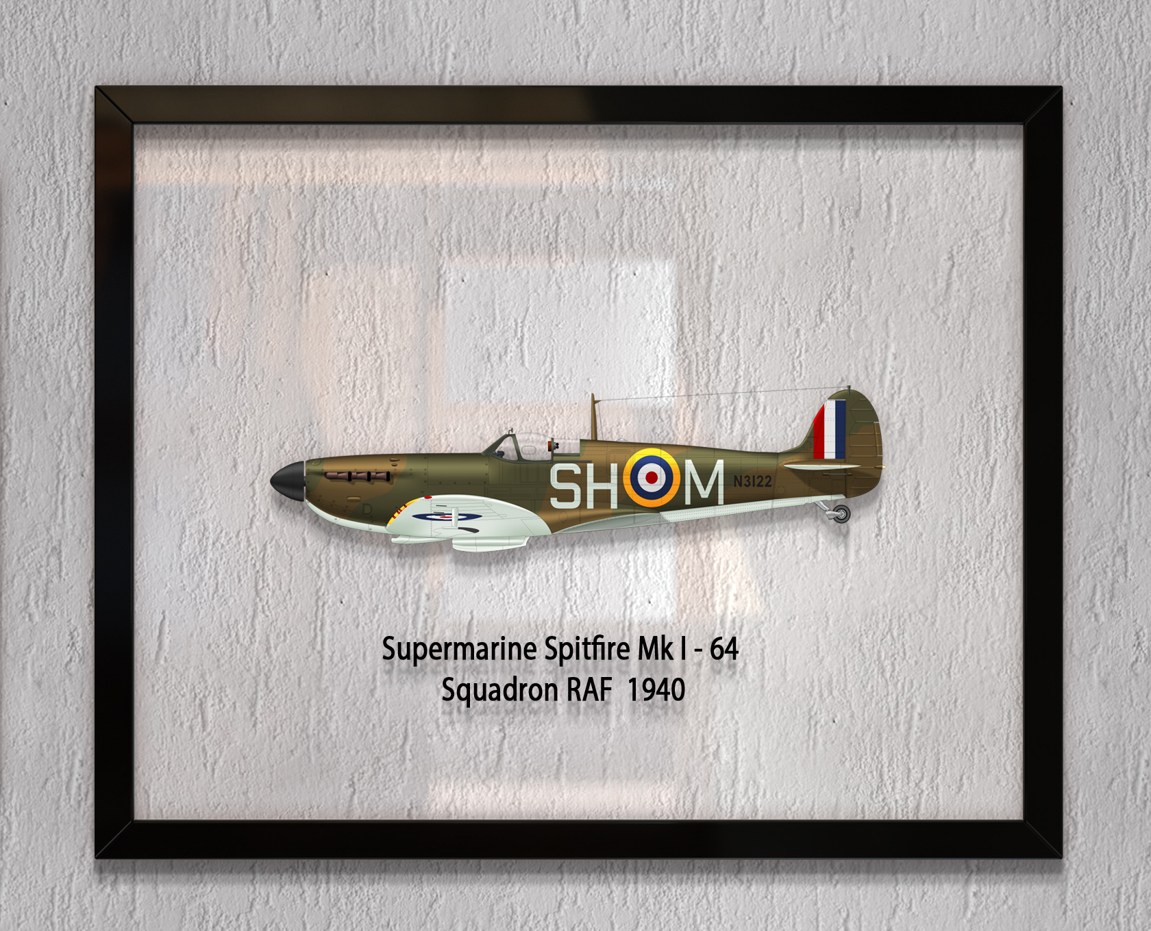 Принт на стекле Artel «Самолет Supermarine Spitfire Mk. I 64 Эскадрилья 1940 год» 61 x 46см
Принт на стекле Artel «Самолет Supermarine Spitfire Mk. I 64 Эскадрилья 1940 год» 61 x 46см