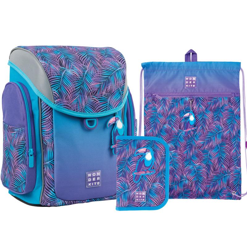 Школьный набор рюкзак + пенал + сумка для обуви Wonder Kite Tropic (WK21-583S-1) 960 г 34x28x17 см 10,5 л
Школьный набор рюкзак + пенал + сумка для обуви Wonder Kite Tropic (WK21-583S-1) 960 г 34x28x17 см 10,5 л