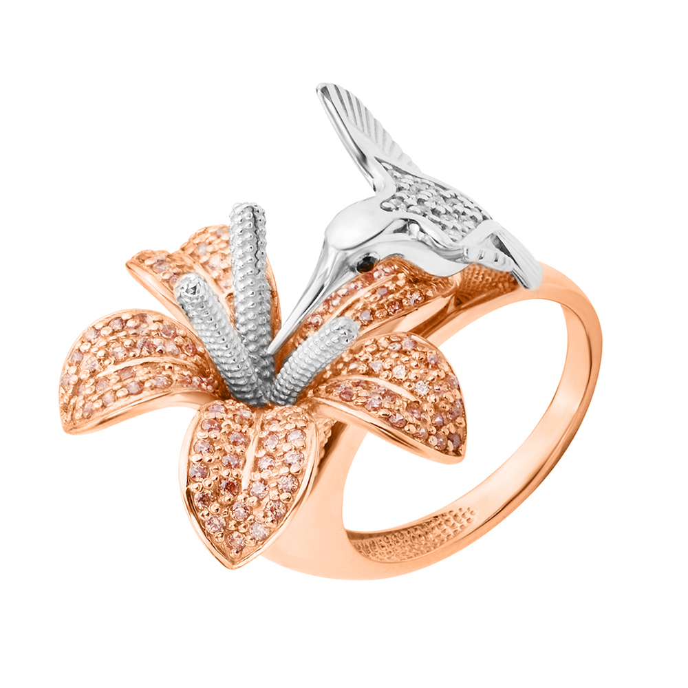 Золотое кольцо Птица с лилией в красном цвете с фианитами 000130288 18.5 размера
Золотое кольцо Птица с лилией в красном цвете с фианитами 000130288 18.5 размера