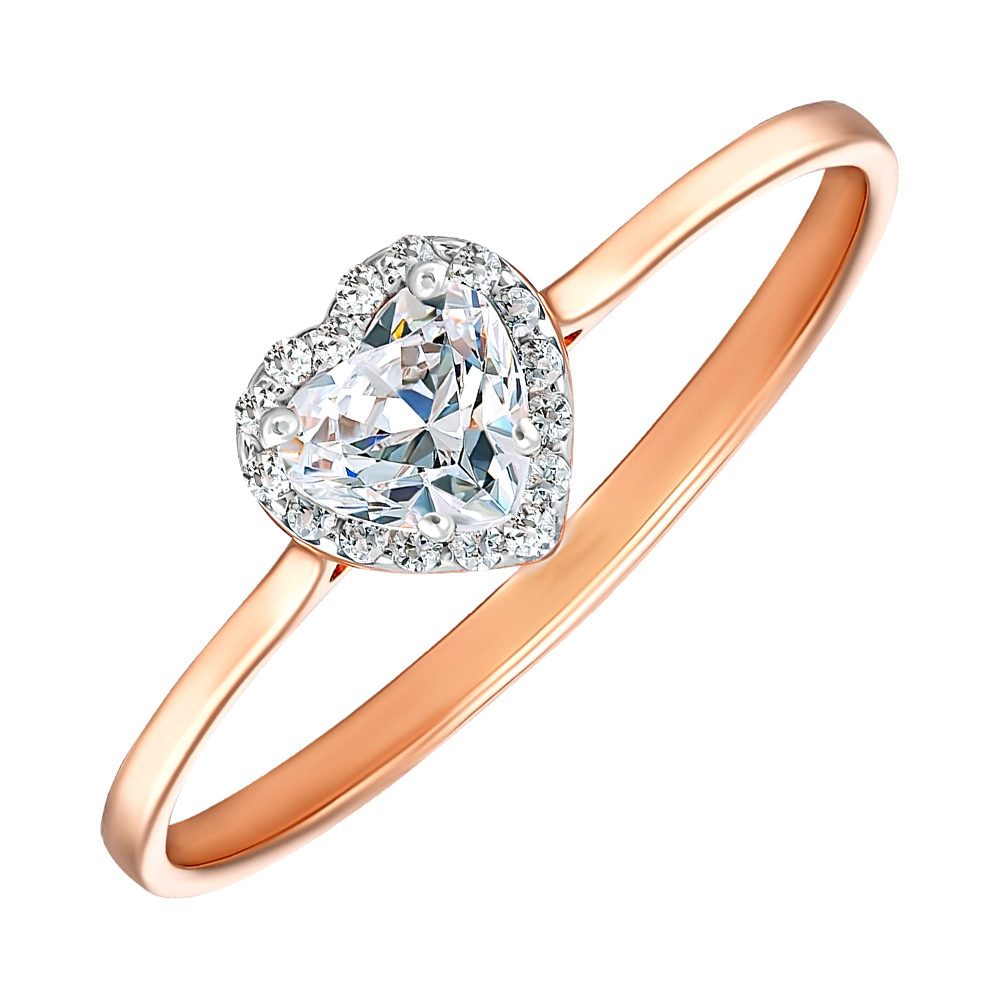 Кольцо из красного золота с кристаллами Swarovski и родированием 000138784 18 размера
Кольцо из красного золота с кристаллами Swarovski и родированием 000138784 18 размера