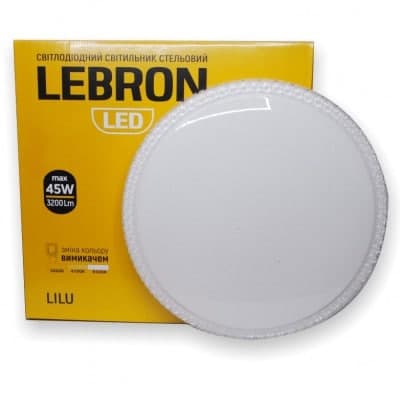 Современный Светодиодный Светильник LEBRON L-CL-LILU, Max 45W, LED, 3200Lm, 3000К, 4100К, 6500К (4770)
Современный Светодиодный Светильник LEBRON L-CL-LILU, Max 45W, LED, 3200Lm, 3000К, 4100К, 6500К (4770)