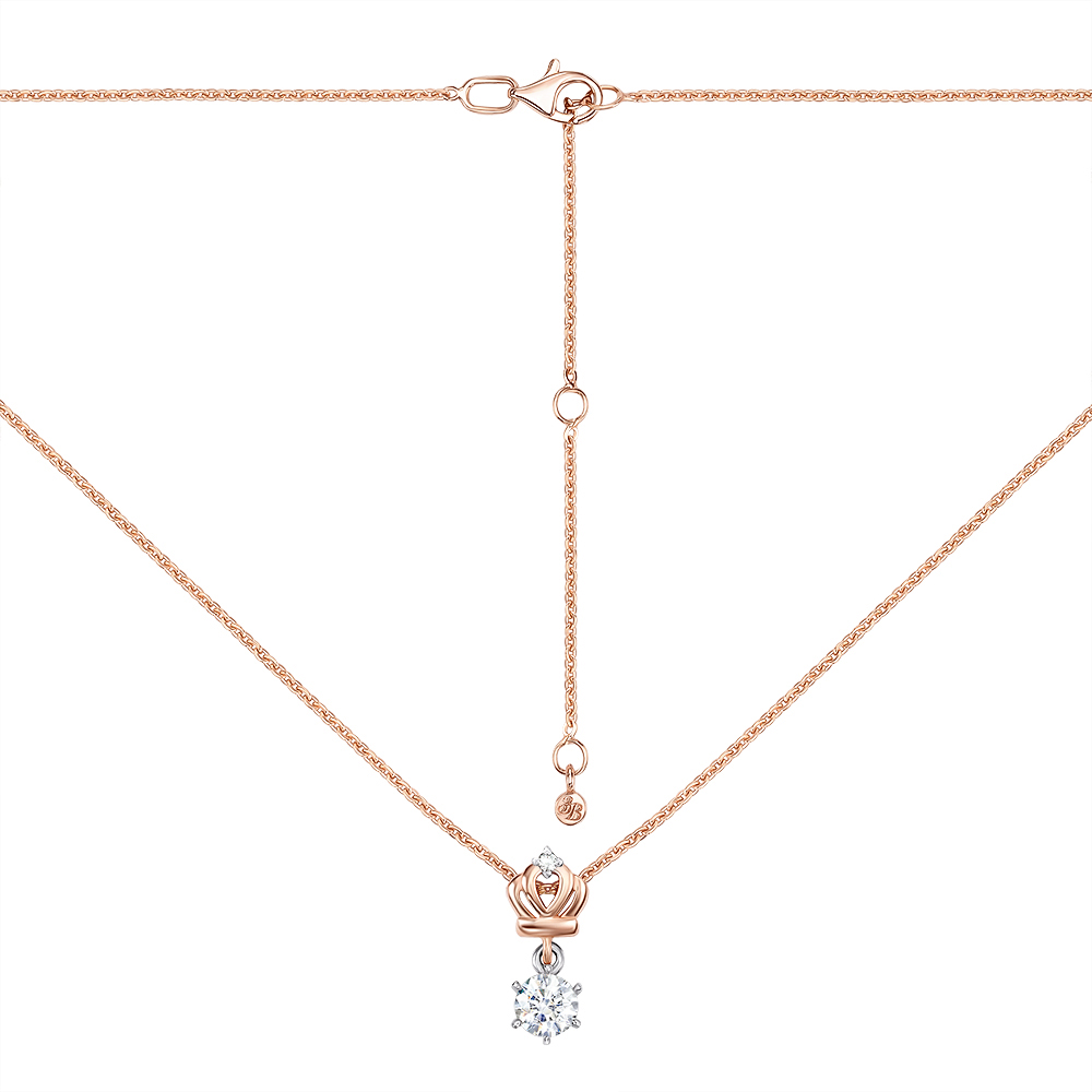Колье из красного золота с подвеской-короной и кристаллами Swarovski 000134333 37 размера
Колье из красного золота с подвеской-короной и кристаллами Swarovski 000134333 37 размера