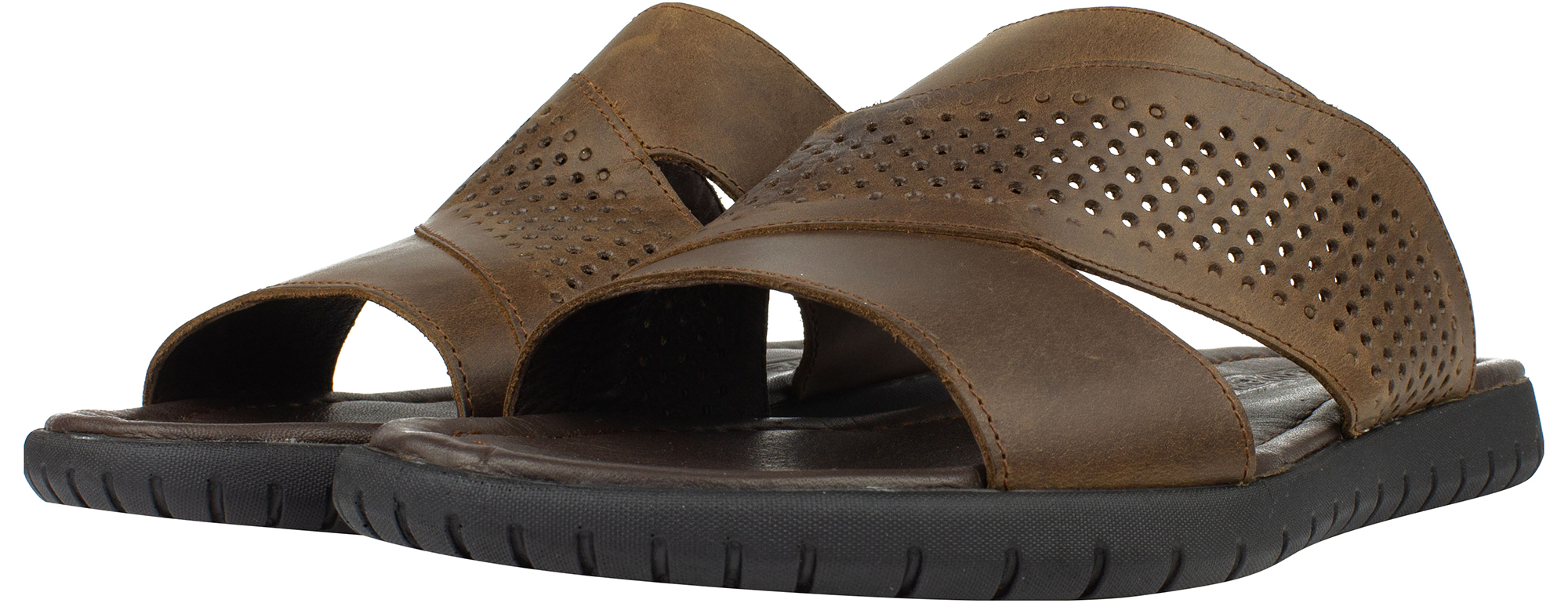 Шлёпанцы мужские коричневые натуральная кожа Украина Faber - размер 42 (27,6 см) 
Шлёпанцы мужские коричневые натуральная кожа Украина Faber - размер 42 (27,6 см)