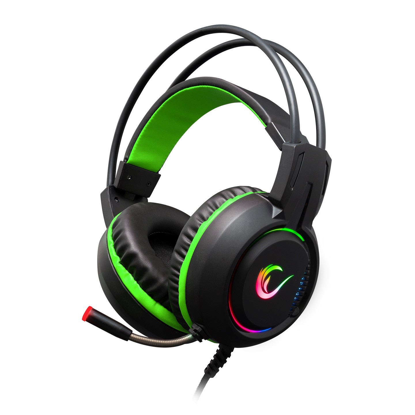 Наушник Rampage RM-K25 LUNATIC PRO Black + Green (7.1 Surround Sound/RGB Lighting)
Наушник Rampage RM-K25 LUNATIC PRO Black + Green (7.1 Surround Sound/RGB Lighting)