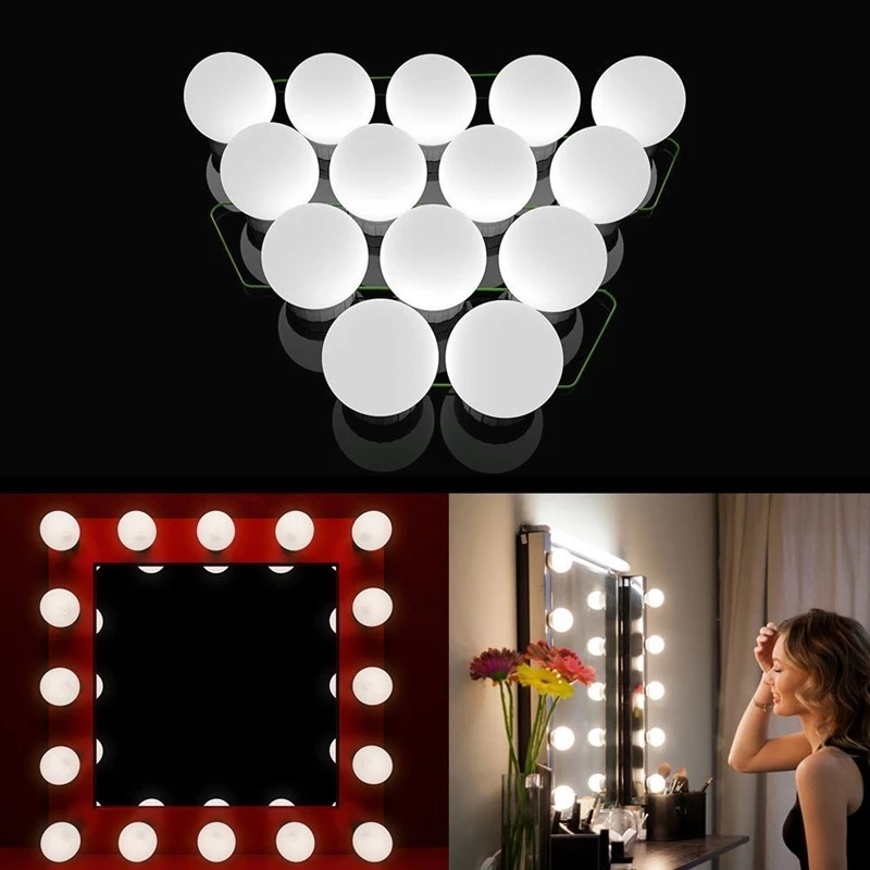 LED подсветка гримерного зеркала Mirror NO378-1 для макияжа 10 лампочек с регулировкой яркости 10W
LED подсветка гримерного зеркала Mirror NO378-1 для макияжа 10 лампочек с регулировкой яркости 10W