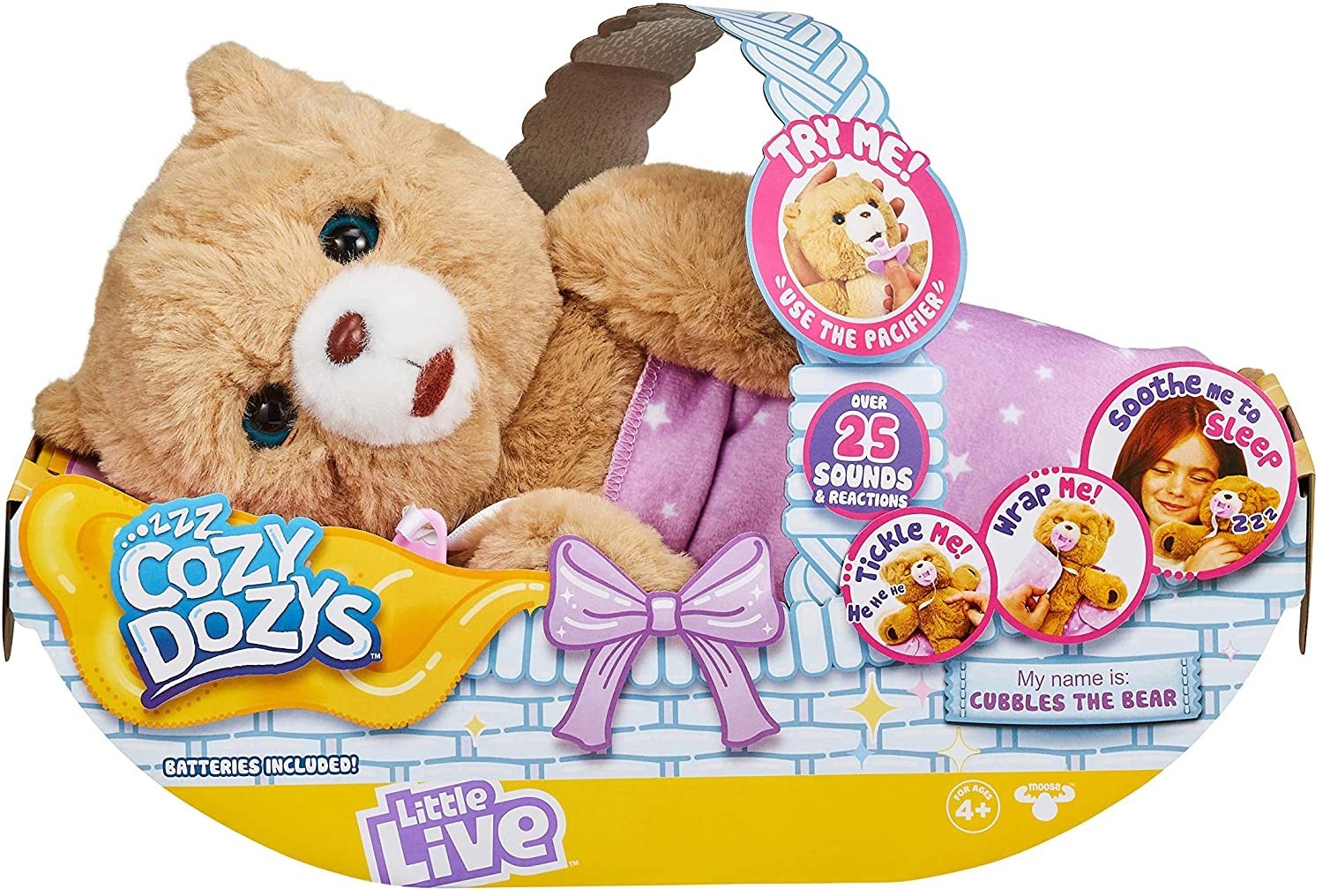Интерактивная игрушка Moose Little Live Pets Cozy Dozy Cubbles The Bear Медведь (28847)
Интерактивная игрушка Moose Little Live Pets Cozy Dozy Cubbles The Bear Медведь (28847)