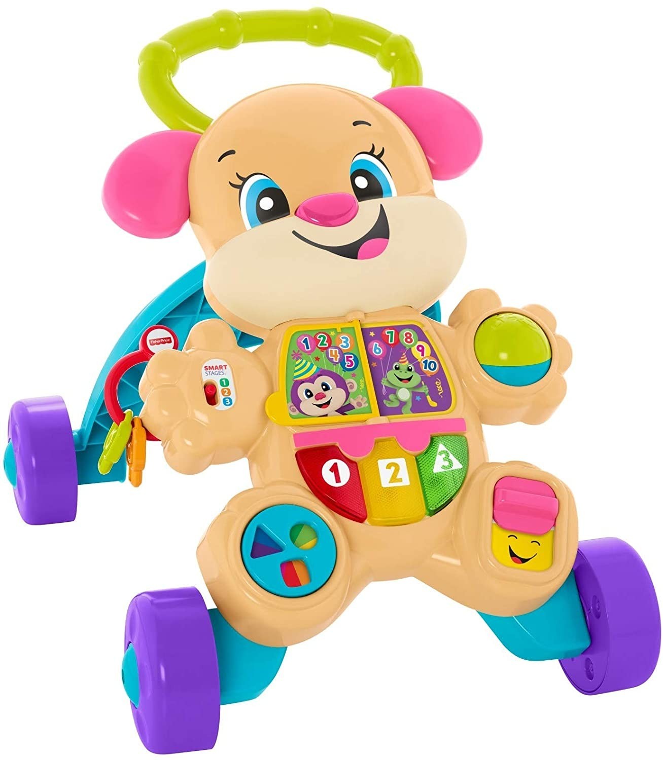 Ходунки - штовхач Fisher-Price Laugh & Learn, Puppy Walker Розумне цуценя зі звуковими ефектами (FHY95)
Ходунки - штовхач Fisher-Price Laugh & Learn, Puppy Walker Розумне цуценя зі звуковими ефектами (FHY95)