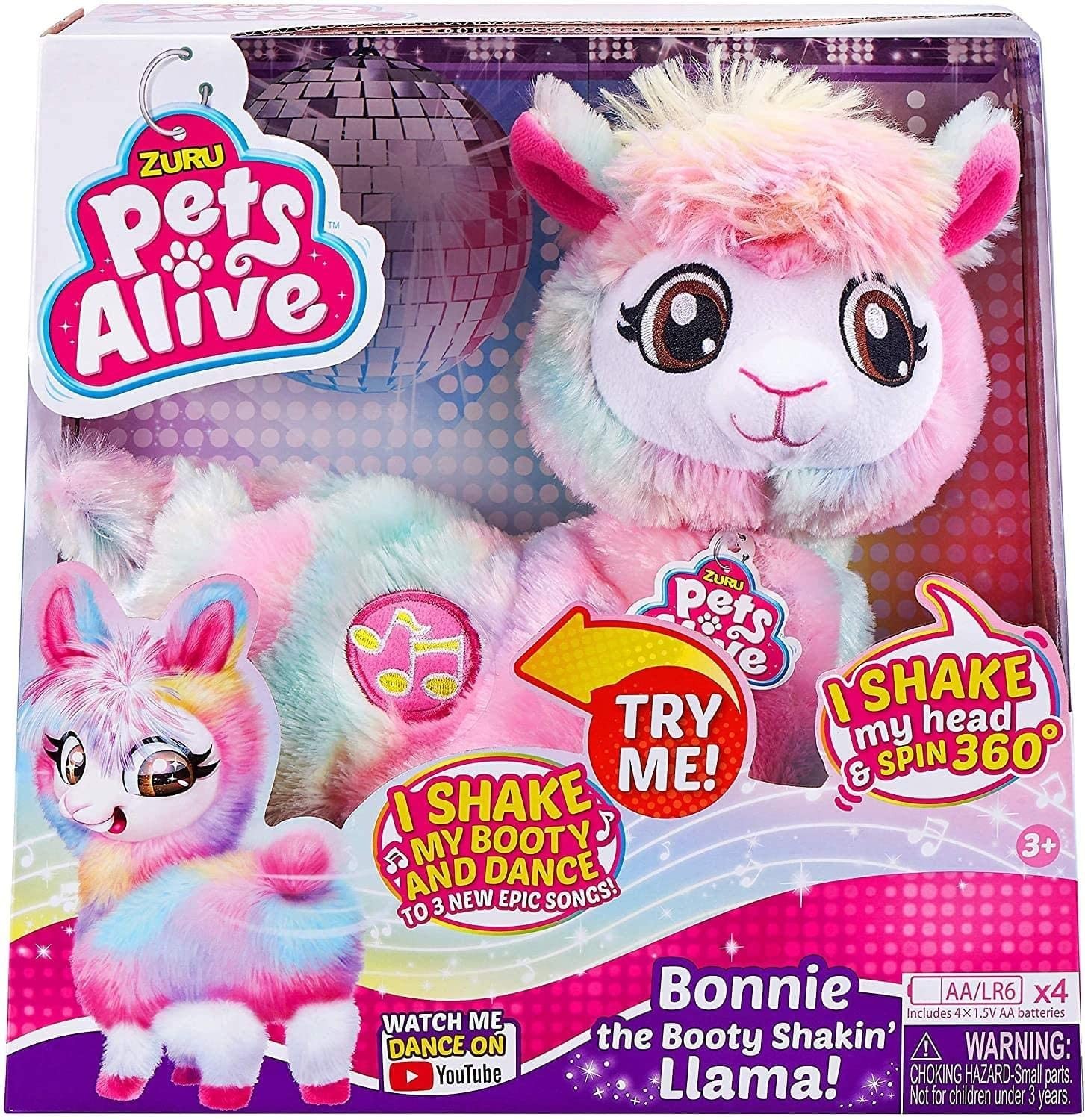 Интерактивная игрушка Zuru Pets Alive Rainbow Bonnie The Booty Shakin Llama Лама-танцовщица (9518)
Интерактивная игрушка Zuru Pets Alive Rainbow Bonnie The Booty Shakin Llama Лама-танцовщица (9518)