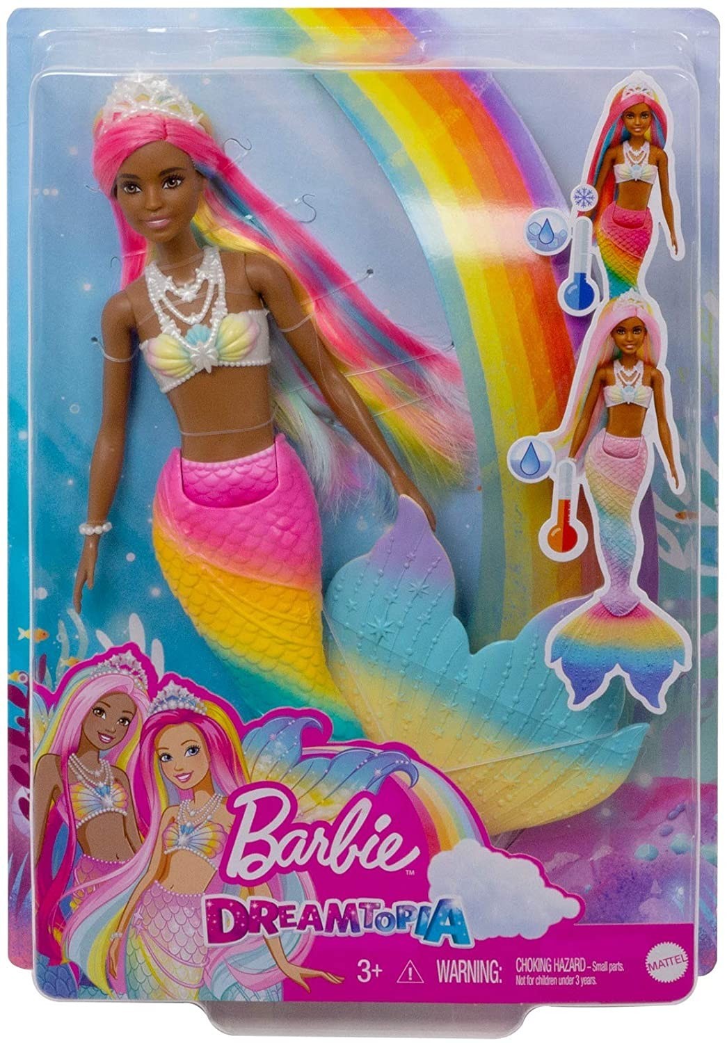 Кукла-русалка Barbie Dreamtopia Rainbow Magic Mermaid Дримтопия Разноцветная игра (GTF90)
Кукла-русалка Barbie Dreamtopia Rainbow Magic Mermaid Дримтопия Разноцветная игра (GTF90)