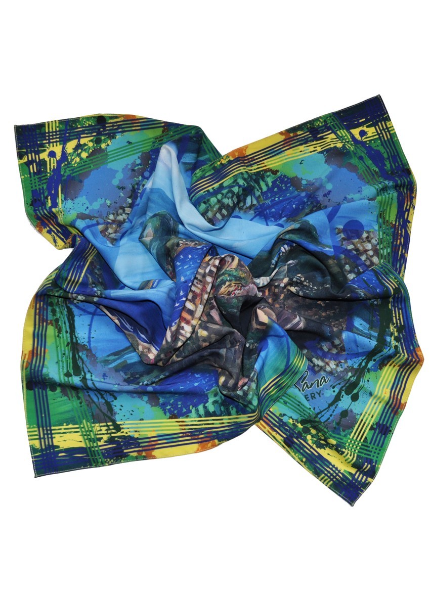 Платок дизайнерский MyScarf "Рио"
Платок дизайнерский MyScarf "Рио"