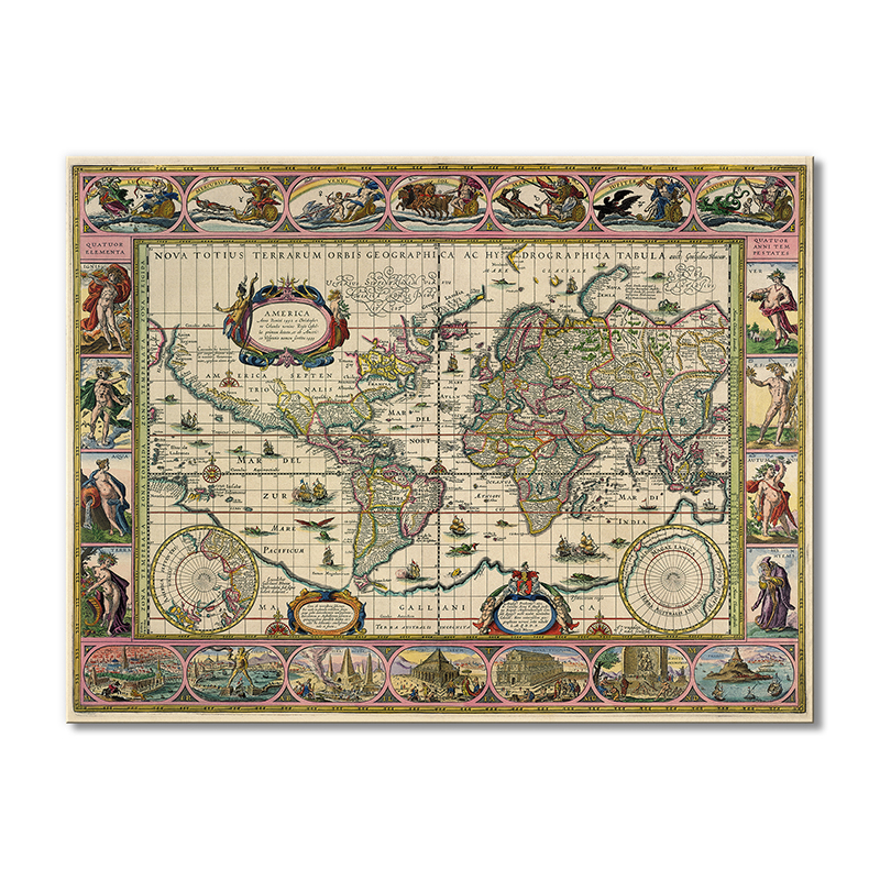 Винтажная карта Artel «Старинная карта мира географическая Америки» 1 модуль 50x75 см
Винтажная карта Artel «Старинная карта мира географическая Америки» 1 модуль 50x75 см
