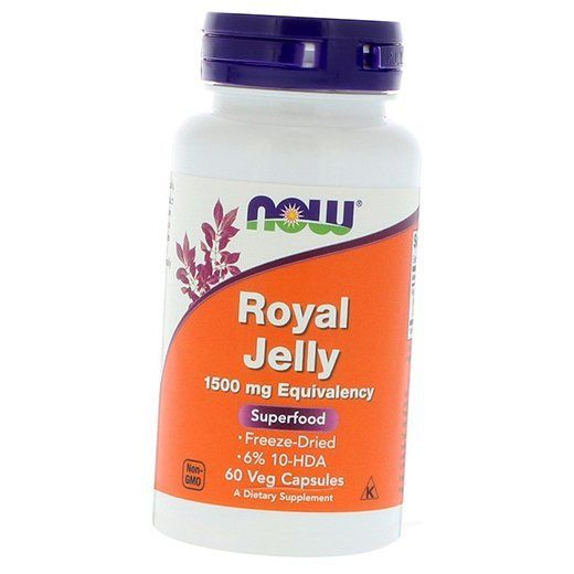 Royal Jelly 1500 Now Foods 60вегкапс (72128041)
Royal Jelly 1500 Now Foods 60вегкапс (72128041)