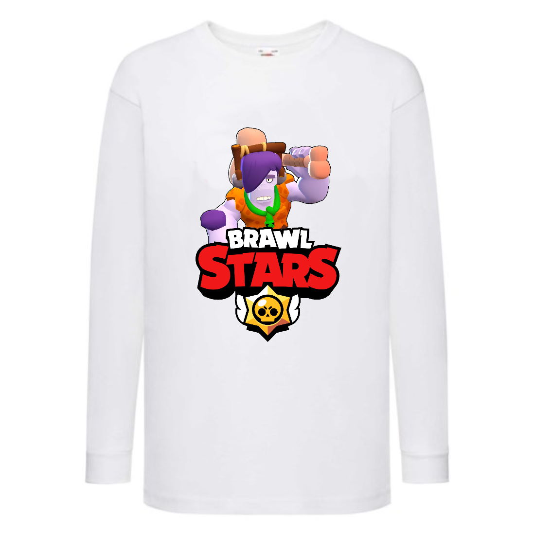 Лонгслив реглан Brawl Stars Frank Caveman (Бравл Старс Фрэнк Пещерный) белая (BRST wh) 104 см
Лонгслив реглан Brawl Stars Frank Caveman (Бравл Старс Фрэнк Пещерный) белая (BRST wh) 104 см