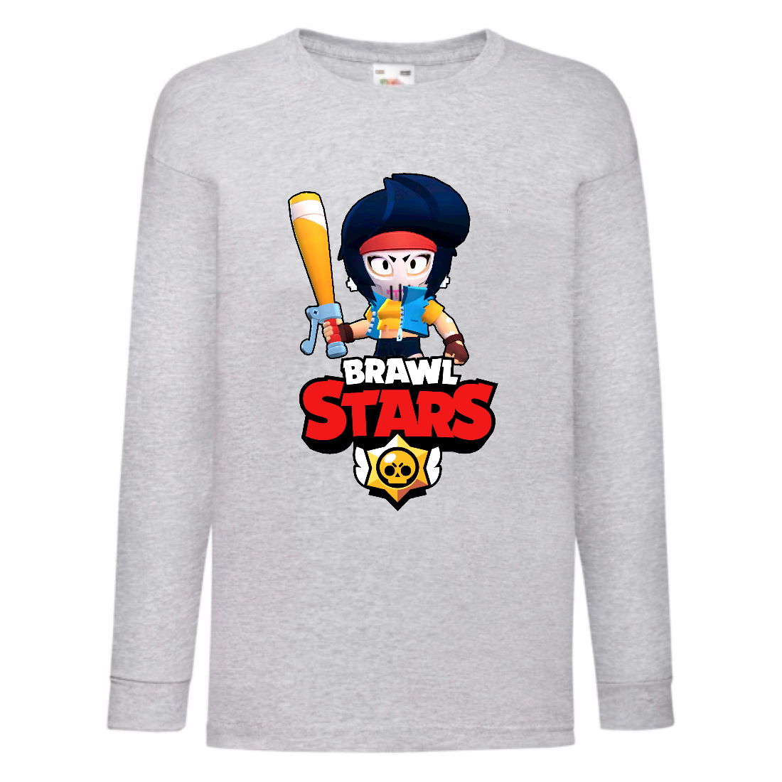 Лонгслив реглан Brawl Stars Bibi Avenger (Бравл Старс Биби Мстительница) серая (BRST gry) 140 см
Лонгслив реглан Brawl Stars Bibi Avenger (Бравл Старс Биби Мстительница) серая (BRST gry) 140 см
