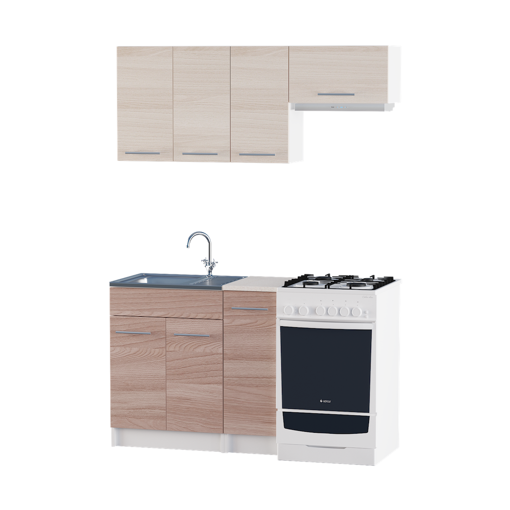 Кухня модульная Эко Omni Home набор 1.4 м Комби Ясень Шимо темный - Светлый + столешница и мойка накладная с сифоном
Кухня модульная Эко Omni Home набор 1.4 м Комби Ясень Шимо темный - Светлый + столешница и мойка накладная с сифоном