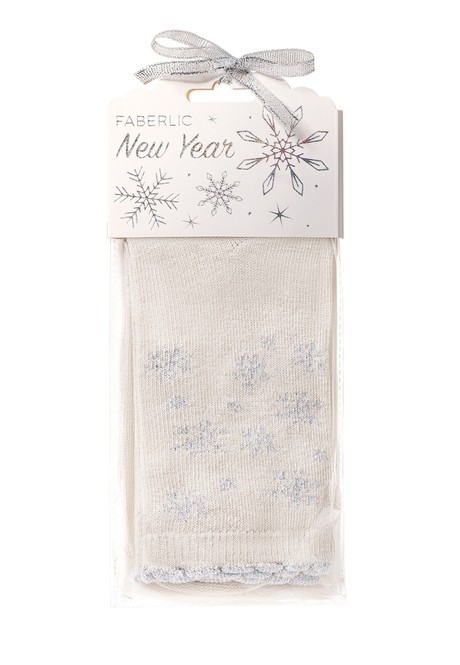 Носки из шерсти в новогодней упаковке «Снежинки», молочные, размер 36-38, moda Faberlic
Носки из шерсти в новогодней упаковке «Снежинки», молочные, размер 36-38, moda Faberlic