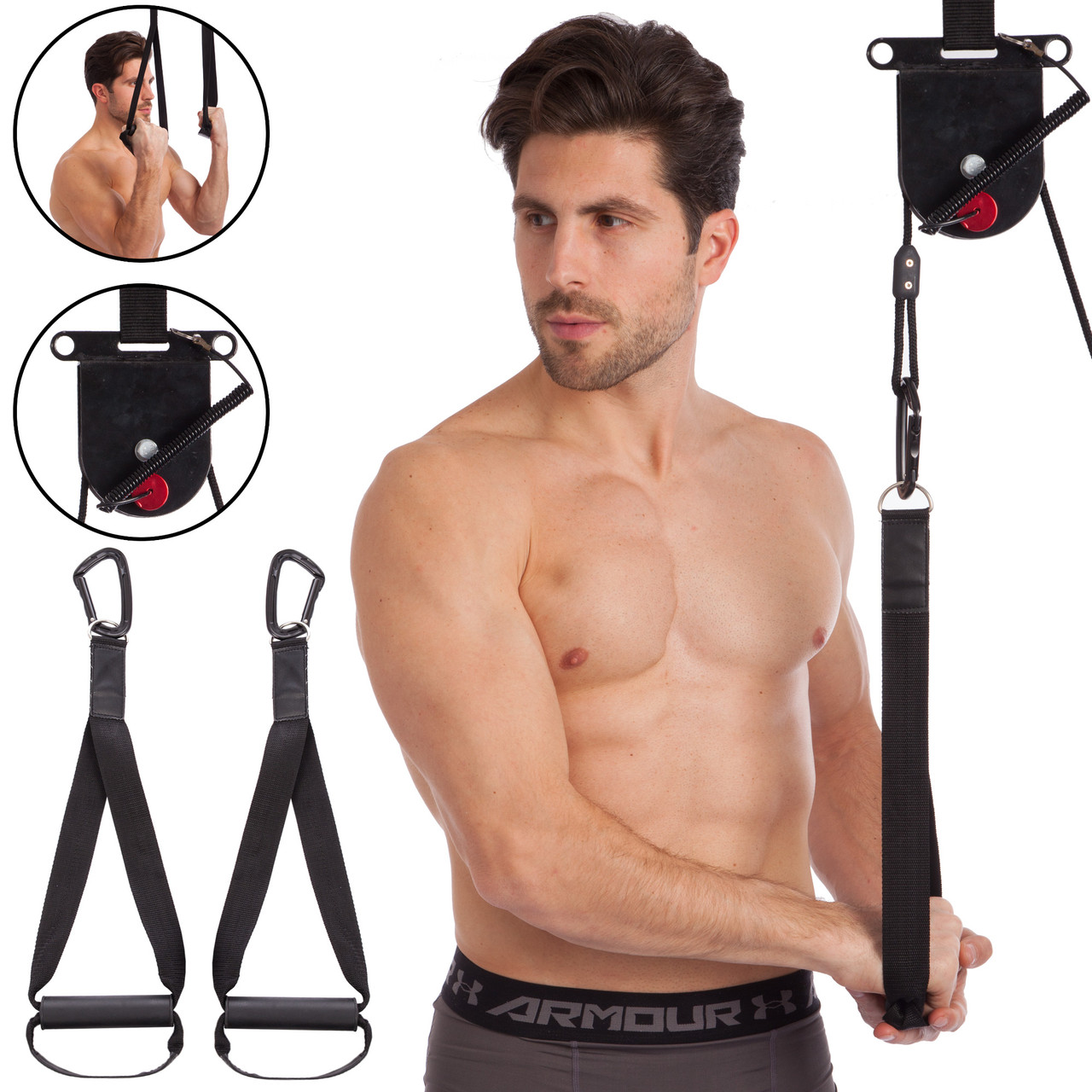 Петли подвесные для функционального тренинга с подвижным блоком TRX Zelart My Fit AF5004A Black
Петли подвесные для функционального тренинга с подвижным блоком TRX Zelart My Fit AF5004A Black