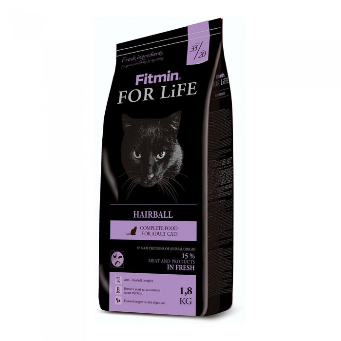 Сухой корм кoшeк Fitmin cat For Life Hairball для длинношерстных кошек 1.8 кг (ф4880)
Сухой корм кoшeк Fitmin cat For Life Hairball для длинношерстных кошек 1.8 кг (ф4880)