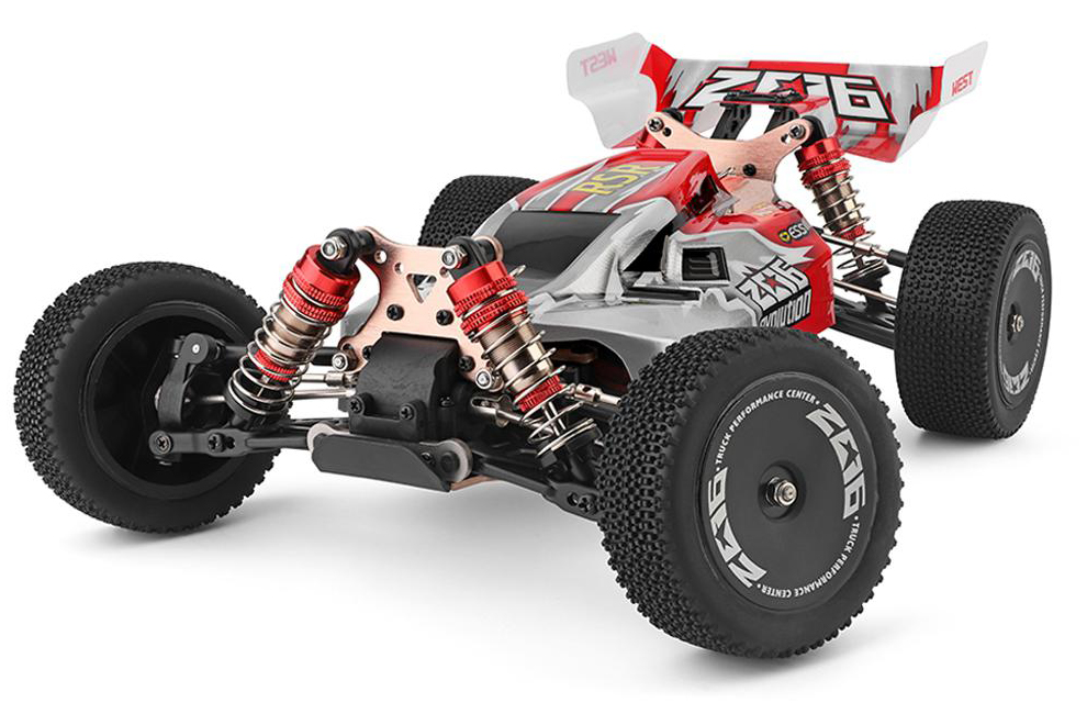 Машинка- баггі на радіоуправлінні до 80 км\год 1:14 WL Toys 144001 4WD повний привід +2S літієві батареї (червоний)
Машинка- баггі на радіоуправлінні до 80 км\год 1:14 WL Toys 144001 4WD повний привід +2S літієві батареї (червоний)