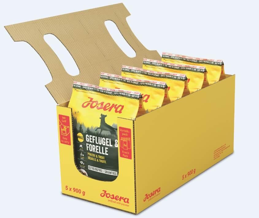 Сухой корм Josera Dog Geflugel & Forelle беззерновой высокобелковый для взрослых собак (птица) 5х900 г
Сухой корм Josera Dog Geflugel & Forelle беззерновой высокобелковый для взрослых собак (птица) 5х900 г