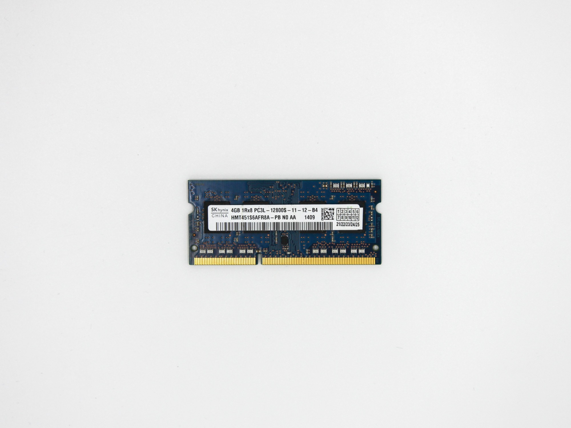 Оперативная память Hynix SODIMM 4Gb DDR3-1600MHz PC3L-12800 CL11 (HMT451S6AFR8A-PB) Refurbished
Оперативная память Hynix SODIMM 4Gb DDR3-1600MHz PC3L-12800 CL11 (HMT451S6AFR8A-PB) Refurbished