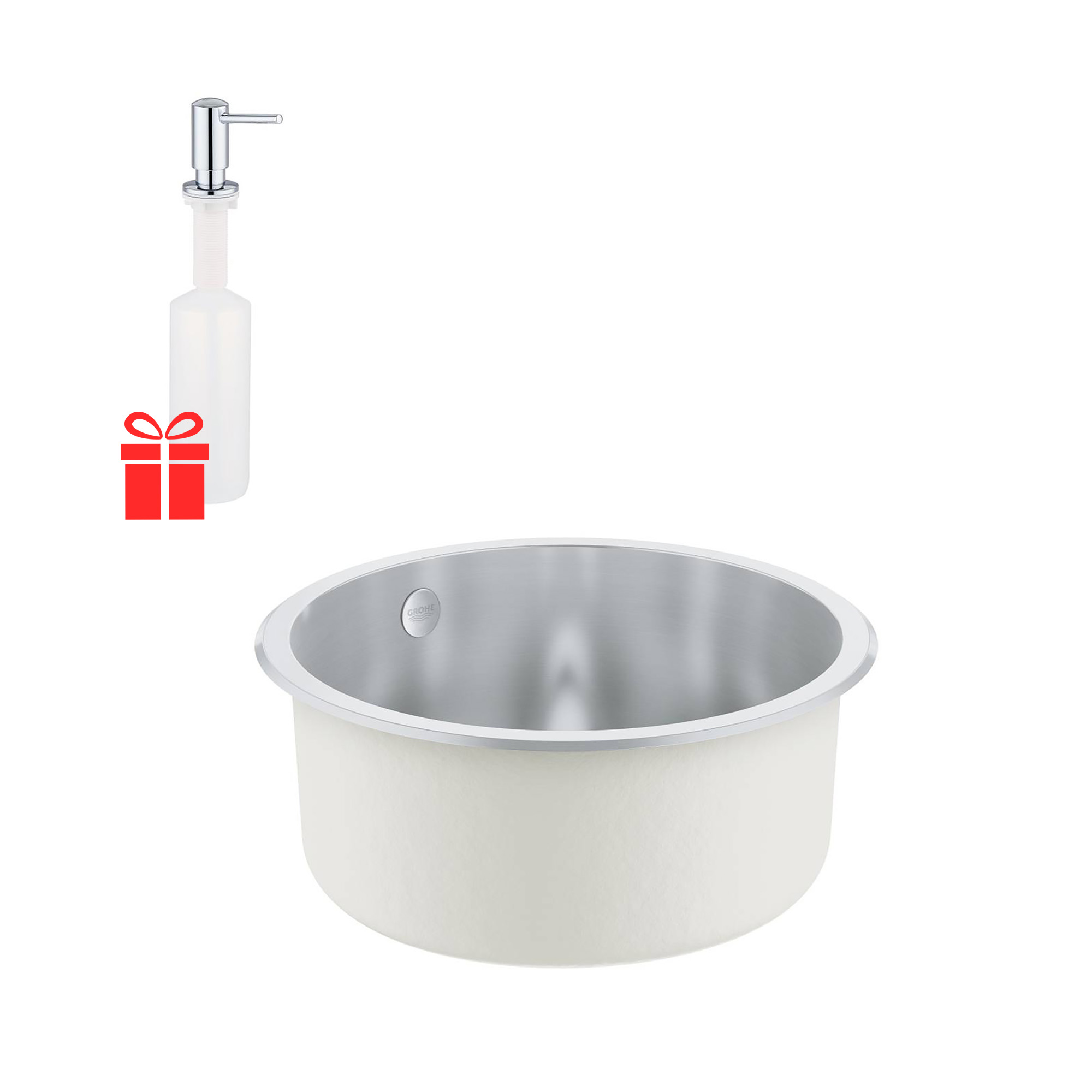 Набор Grohe мойка кухонная K200 31720SD0 + дозатор для моющего средства Contemporary 40536000
Набор Grohe мойка кухонная K200 31720SD0 + дозатор для моющего средства Contemporary 40536000