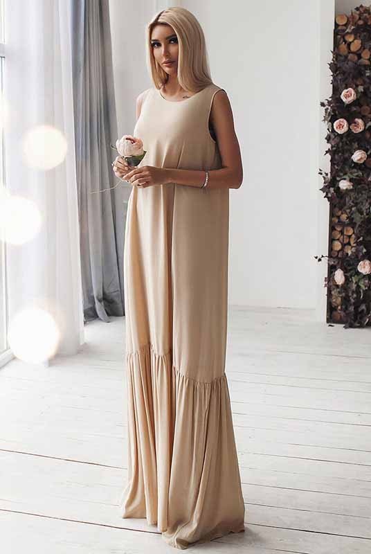Fashions • Длинное летнее платье Скарлетт Fashions 46 светло-бежевый (Р691-лб)
Fashions • Длинное летнее платье Скарлетт Fashions 46 светло-бежевый (Р691-лб)