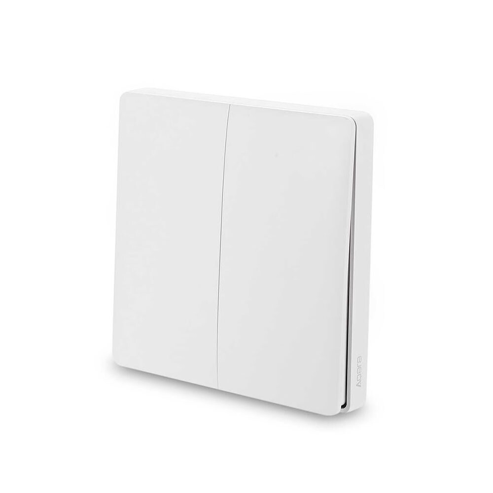 Беспроводной умный дистанционный выключатель Aqara Wireless Switch Two Gang WXKG02LM
Беспроводной умный дистанционный выключатель Aqara Wireless Switch Two Gang WXKG02LM