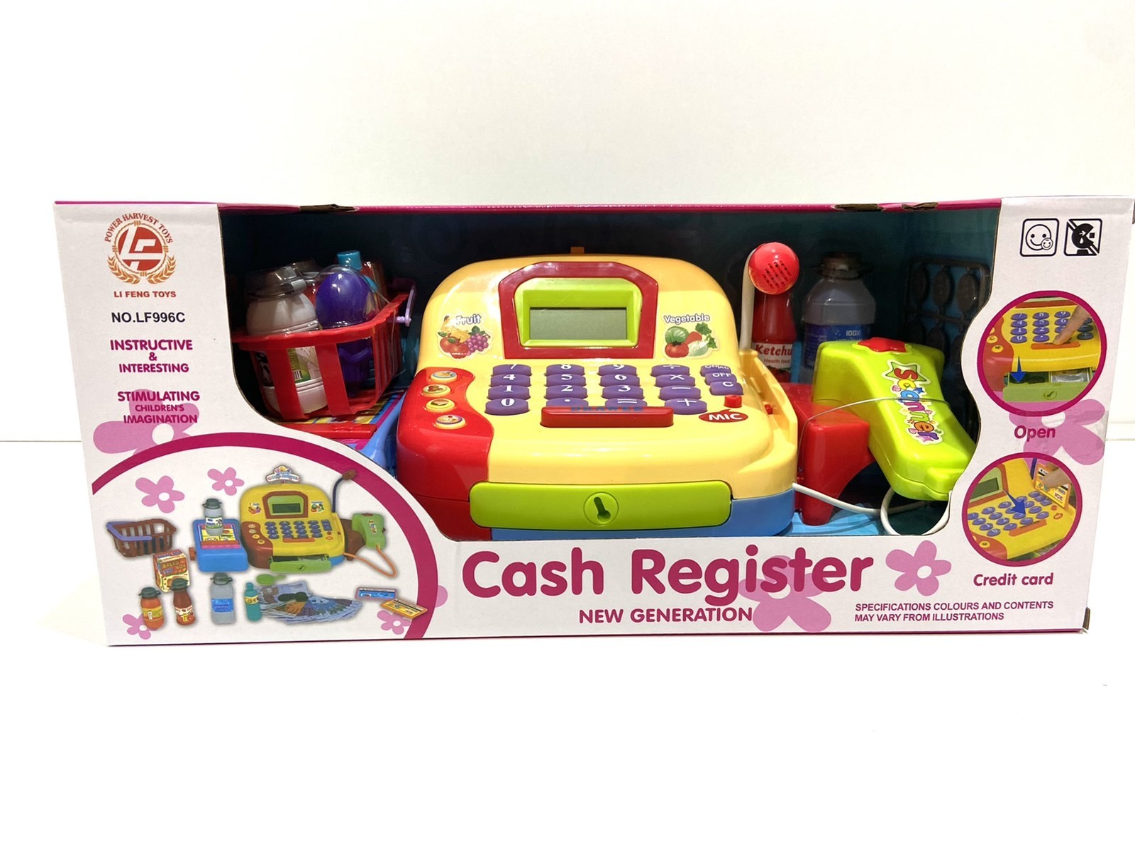 Детский кассовый аппарат Cash Register с микрофоном, аксессуарами, звук, свет LF 996 С
Детский кассовый аппарат Cash Register с микрофоном, аксессуарами, звук, свет LF 996 С