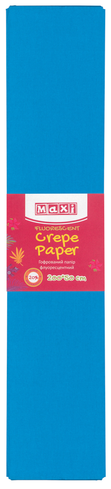 Набор гофрированной бумаги Maxi 20% 50 х 200 см 10 шт Флуоресцентной Голубой (MX61617-06)
Набор гофрированной бумаги Maxi 20% 50 х 200 см 10 шт Флуоресцентной Голубой (MX61617-06)