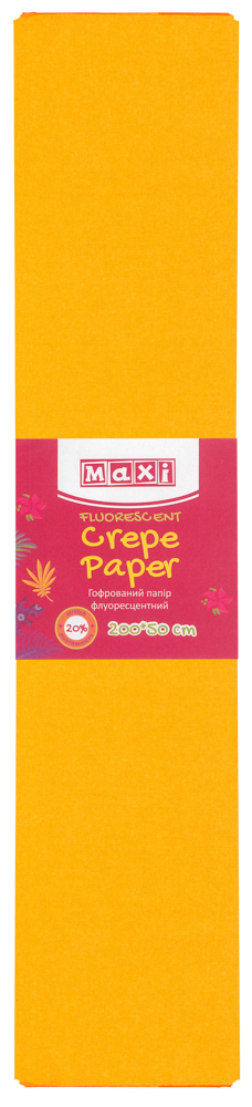 Набор гофрированной бумаги Maxi 20% 50 х 200 см 10 шт Флуоресцентной Оранжевой (MX61617-01)
Набор гофрированной бумаги Maxi 20% 50 х 200 см 10 шт Флуоресцентной Оранжевой (MX61617-01)