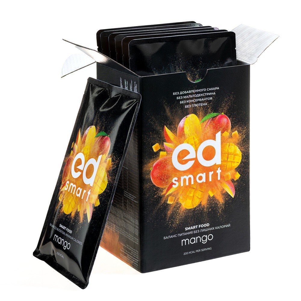 Коктейль со вкусом спелого манго Energy Diet ED Smart 3.0 Mango сбалансированное питание для снижения веса 7 пакетиков-саше (73572)
Коктейль со вкусом спелого манго Energy Diet ED Smart 3.0 Mango сбалансированное питание для снижения веса 7 пакетиков-саше (73572)