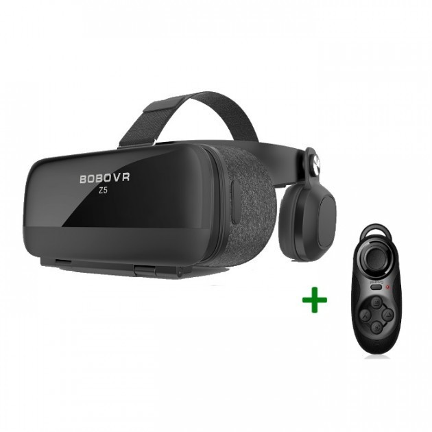 Очки виртуальной реальности BOBO VR Z5 Bluetooth с проводными наушниками пульт в подарок Черные
Очки виртуальной реальности BOBO VR Z5 Bluetooth с проводными наушниками пульт в подарок Черные