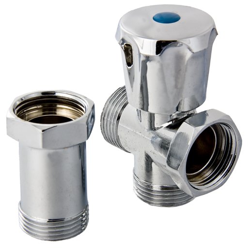 Вентиль для сантехнических приборов Valtec 3/4"х3/4"х3/4" Нр-Нр-Вн хромированный 10808441
Вентиль для сантехнических приборов Valtec 3/4"х3/4"х3/4" Нр-Нр-Вн хромированный 10808441